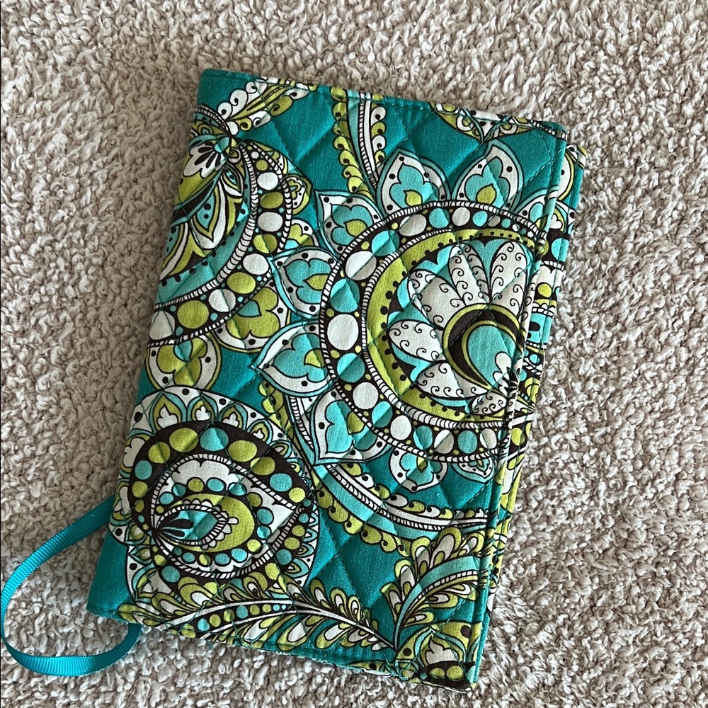 Vera Bradley NEW Teal and Lime Fabric Notebook Cover